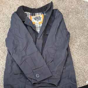 Kids Navy Trench Coat